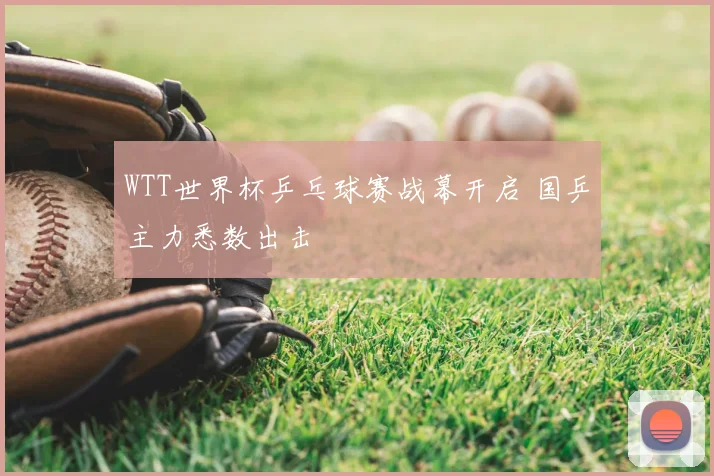 WTT世界杯乒乓球赛战幕开启 国乒主力悉数出击